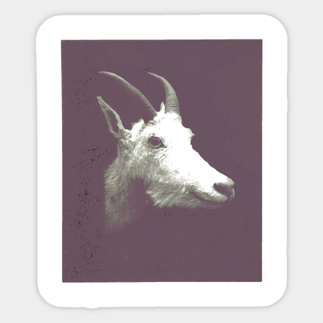 Goat the G.O.A.T #2 Sticker by howaboutthat